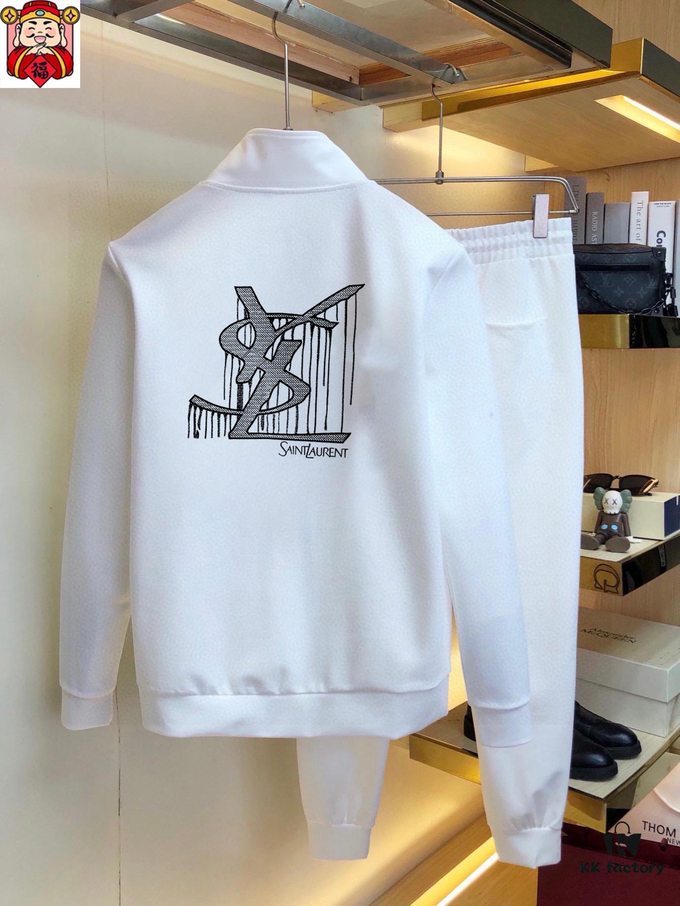 6931a34fccd8ab3d7af9785f YSL Saint Laurent (Gospel for the Plus-Sized) Hot New 2025 Cardigan Sweatshirt Set – Official Website Original Version, Premium Natural Roman Cotton 100%, Elegant and Comfortable, Authentic Hardware, Retail Sizes M-5XL (Fits up to 220 lbs)