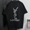 6931a350ccd8ab3d7af97883 YSL Saint Laurent 25SS Classic Logo Short-Sleeve T-Shirt
