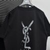 6931a351ccd8ab3d7af97887 YSL Saint Laurent 25SS Classic Logo Short-Sleeve T-Shirt