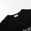 6931a354ccd8ab3d7af978bd Saint Laurent Paris 23SS Color-Block Letter Short Sleeve T-Shirt