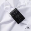 YSL / Saint Laurent Classic Small Logo Embroidered Jacquard Short Sleeve