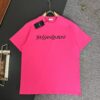 6931a355ccd8ab3d7af978d8 Yves Saint Laurent *YSL* Saint Laurent 320g Heavyweight Pure Cotton T-Shirt, Thick and Breathable Loose Fit, Logo Print Design, Spring and Summer New Round Neck Fashion Short Sleeve Tee