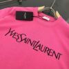 6931a355ccd8ab3d7af978db Yves Saint Laurent *YSL* Saint Laurent 320g Heavyweight Pure Cotton T-Shirt, Thick and Breathable Loose Fit, Logo Print Design, Spring and Summer New Round Neck Fashion Short Sleeve Tee