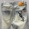 6931a356ccd8ab3d7af978ed SAINT LAURENT YSL Exclusive New Arrival Casual Jeans High-End Version