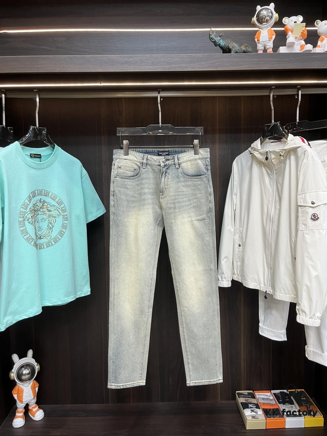 6931a356ccd8ab3d7af978f3 Exclusive New Arrival Crocodile Heart Men's Fashion Casual Jeans, High-End European Style Original Stock Pants, Trendy and Comfortable Casual Trousers with Excellent Breathability and Impeccable Details, Showcasing Premium Quality and Leisure Cut Design