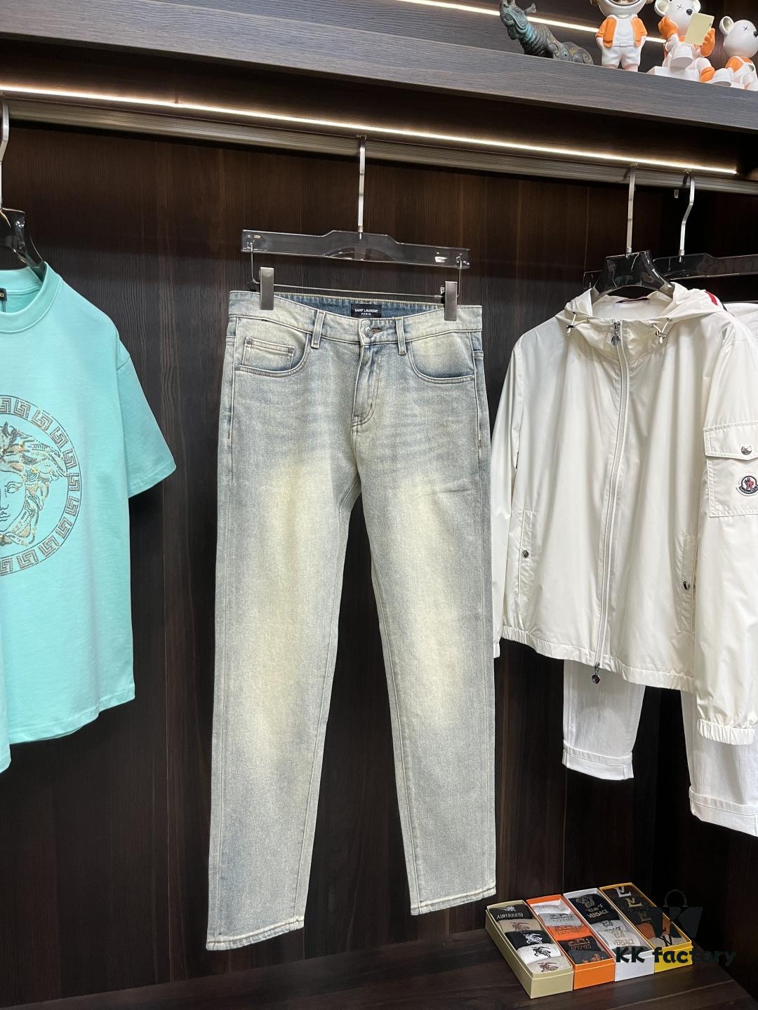 6931a356ccd8ab3d7af978f4 Exclusive New Arrival Crocodile Heart Men's Fashion Casual Jeans, High-End European Style Original Stock Pants, Trendy and Comfortable Casual Trousers with Excellent Breathability and Impeccable Details, Showcasing Premium Quality and Leisure Cut Design