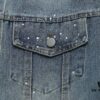 Saint Laurent YSL Rhinestone Embellished Denim Jacket (Top-tier Version, Distinguished from Standard Stock)