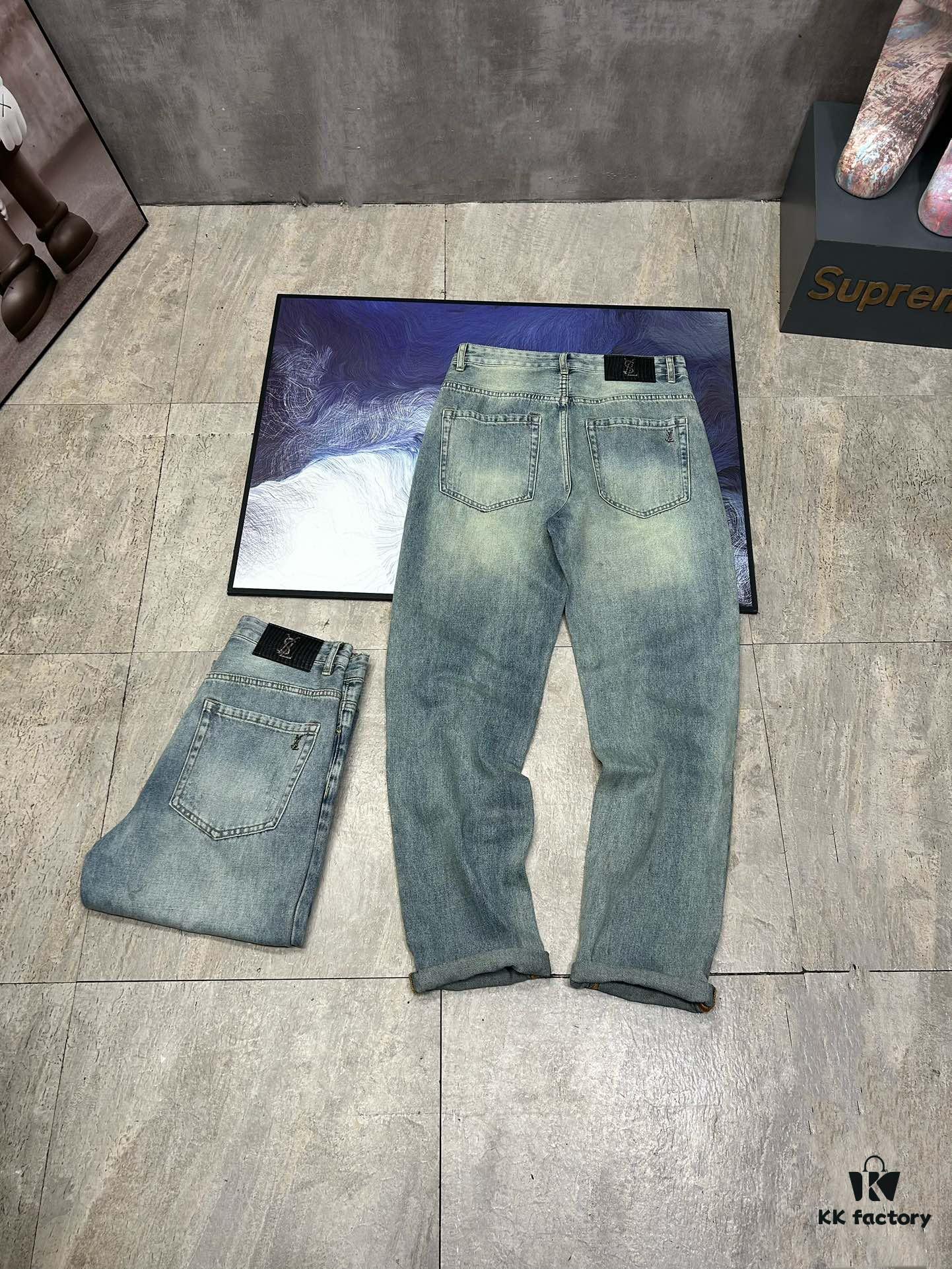 6931a35bccd8ab3d7af97942 YSL Saint Laurent Jeans New Arrival Slim Straight Leg Premium Quality 1:1 Replica European Imported Fabric Stretchy Comfortable Soft and Skin-Friendly