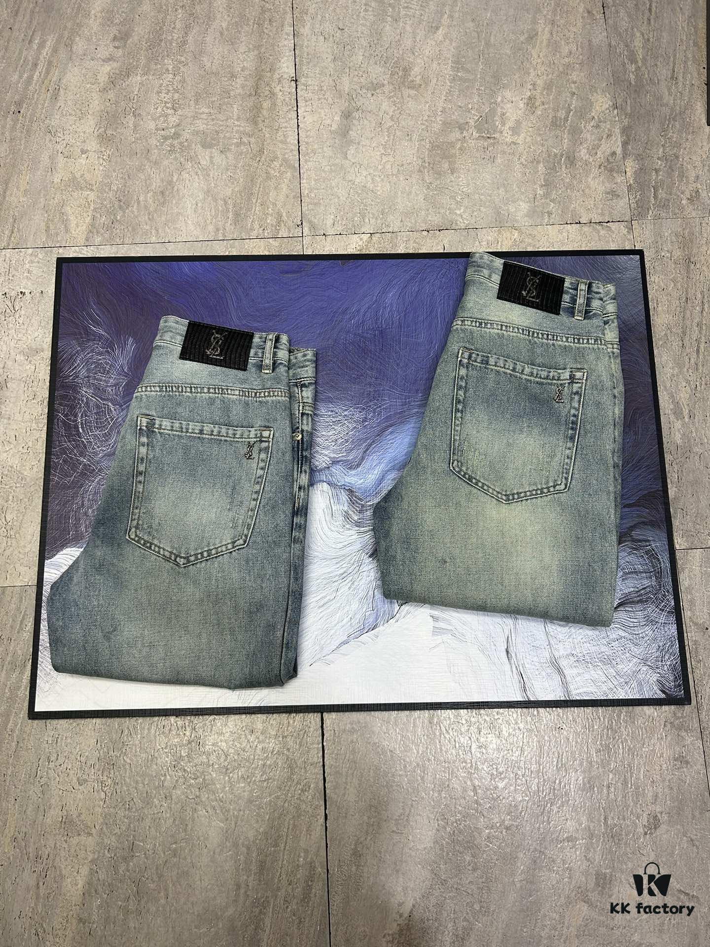 6931a35bccd8ab3d7af97944 YSL Saint Laurent Jeans New Arrival Slim Straight Leg Premium Quality 1:1 Replica European Imported Fabric Stretchy Comfortable Soft and Skin-Friendly