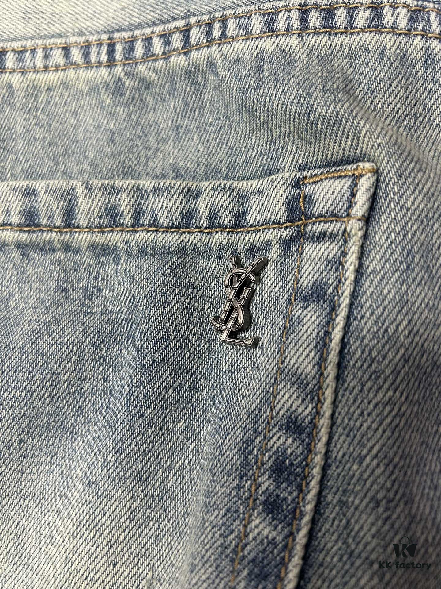 6931a35bccd8ab3d7af97949 YSL Saint Laurent Jeans New Arrival Slim Straight Leg Premium Quality 1:1 Replica European Imported Fabric Stretchy Comfortable Soft and Skin-Friendly