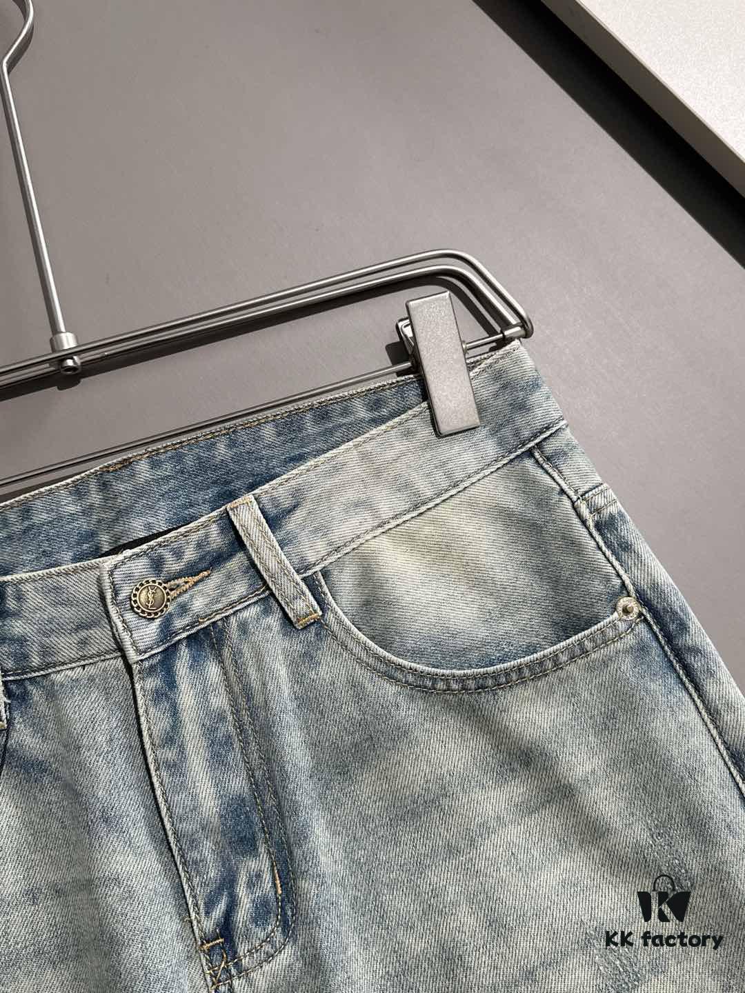 6931a35bccd8ab3d7af9794d Saint Laurent 2025 All-Season Slim-Fit Denim Jeans, Made from Imported Japanese Plain-Woven Cotton Denim, Fully Labeled, Elegant and Minimalist, Soft and Comfortable with Versatile Styling – A Must-Have for Luxury Casual and Daily Wear