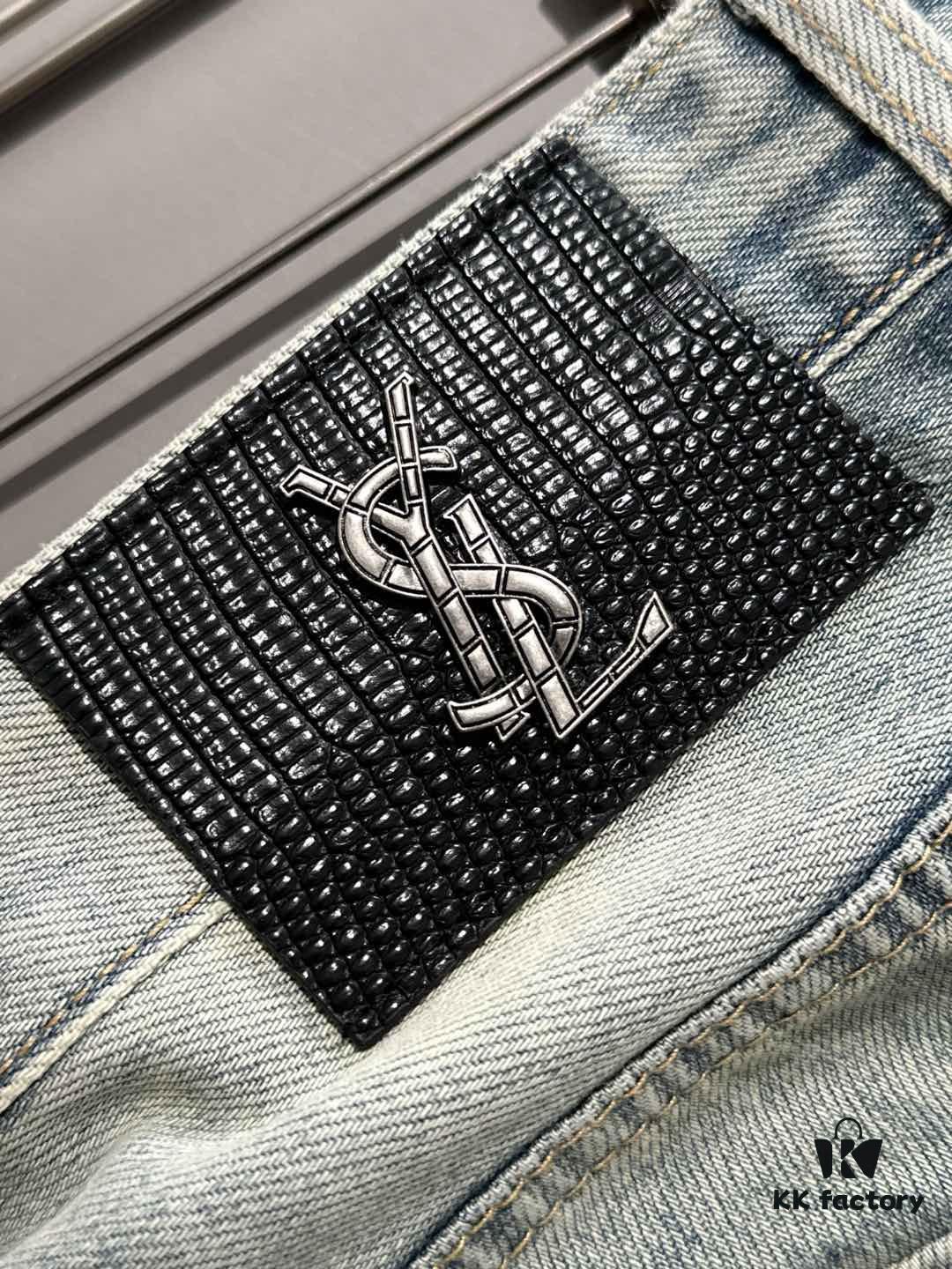 6931a35bccd8ab3d7af97953 Saint Laurent 2025 All-Season Slim-Fit Denim Jeans, Made from Imported Japanese Plain-Woven Cotton Denim, Fully Labeled, Elegant and Minimalist, Soft and Comfortable with Versatile Styling – A Must-Have for Luxury Casual and Daily Wear