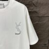 6931a35cccd8ab3d7af97961 YSL Saint Laurent 2025 New Rhinestone Letter Logo Couple Short Sleeve T-Shirt