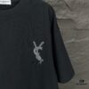 6931a35dccd8ab3d7af97968 YSL Saint Laurent 2025 New Rhinestone Letter Logo Couple T-Shirt