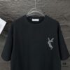 6931a35dccd8ab3d7af97969 YSL Saint Laurent 2025 New Rhinestone Letter Logo Couple T-Shirt