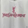2025 Spring and Summer New Short Sleeve T-Shirt, Heavyweight Pure Cotton with Letter Embroidery