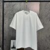 2025 Spring and Summer New Arrival Short Sleeve T-Shirt, Heavyweight Pure Cotton with Special Embroidery and 3D Print