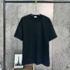 2025 Spring and Summer New Short Sleeve T-Shirt, Heavyweight Pure Cotton with Special Embroidery and 3D Print