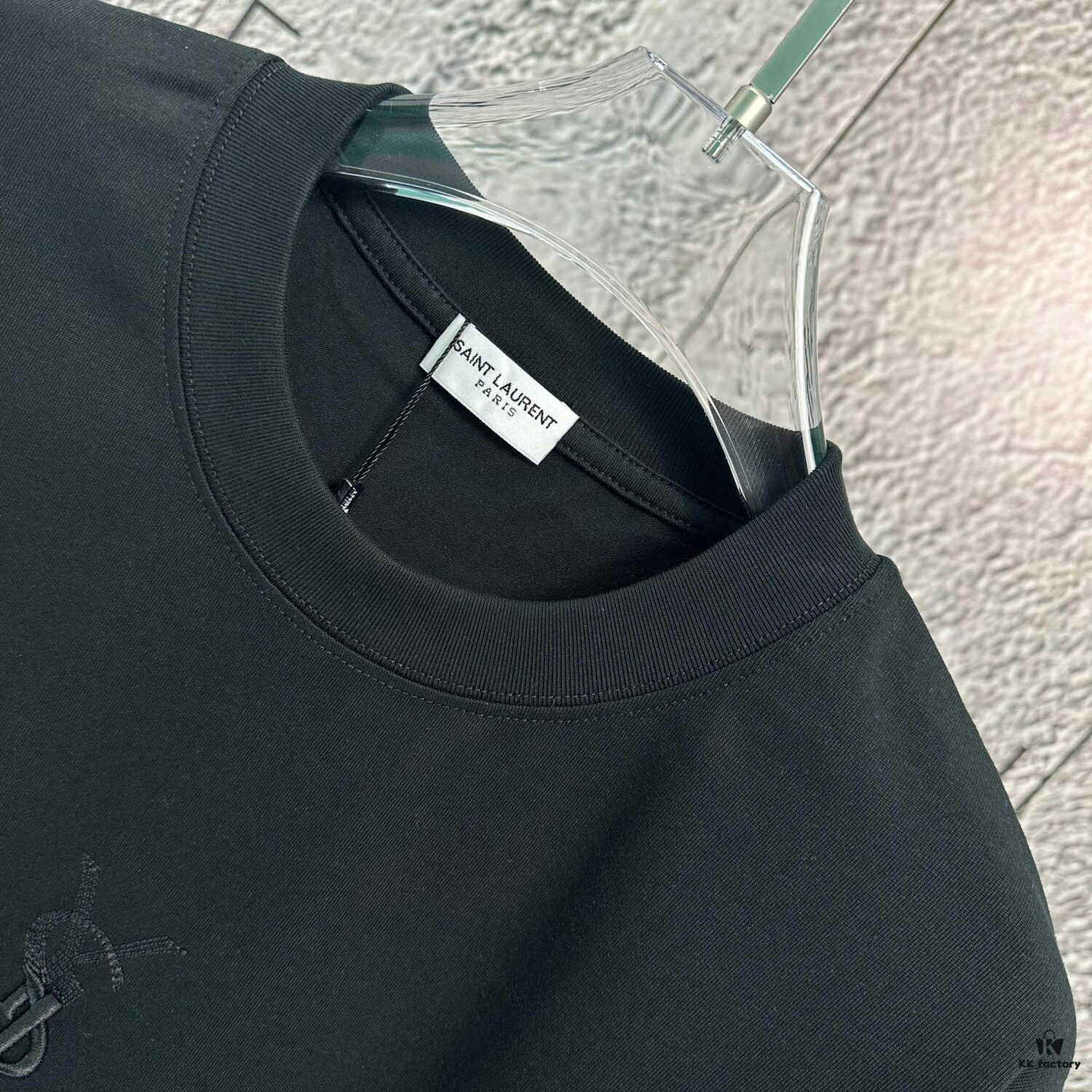 2025 Spring and Summer New Short Sleeve T-Shirt, Heavyweight Pure Cotton with Special Embroidery and 3D Print