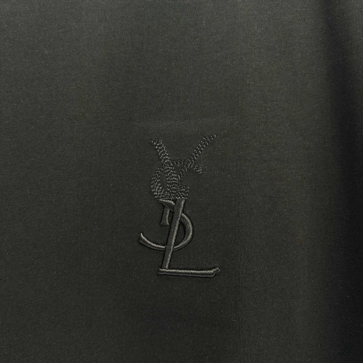 2025 Spring and Summer New Short Sleeve T-Shirt, Heavyweight Pure Cotton with Special Embroidery and 3D Print