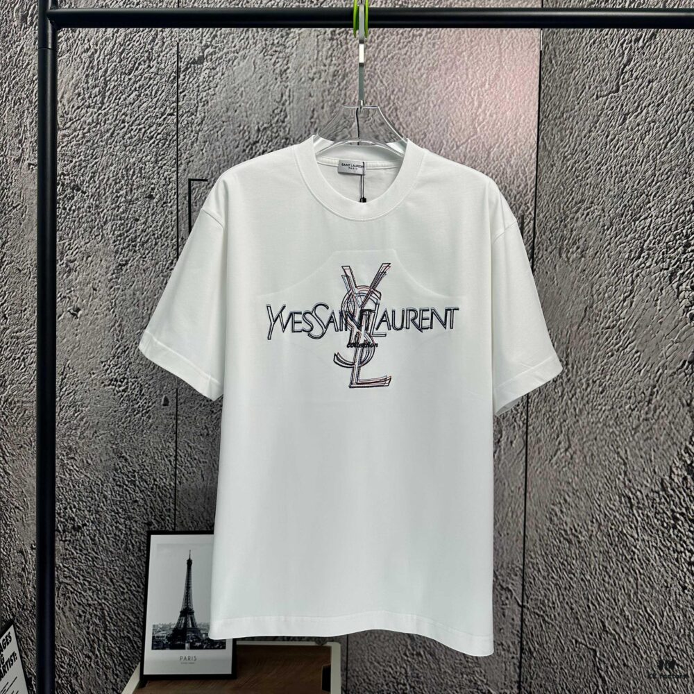 6931a35fccd8ab3d7af97991 2025 Spring Summer New Arrival Short Sleeve T-Shirt, Heavyweight Pure Cotton with Special Embroidered Letters