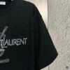 2025 Spring and Summer New Short Sleeve T-Shirt, Heavyweight Pure Cotton with Special Embroidered Letters