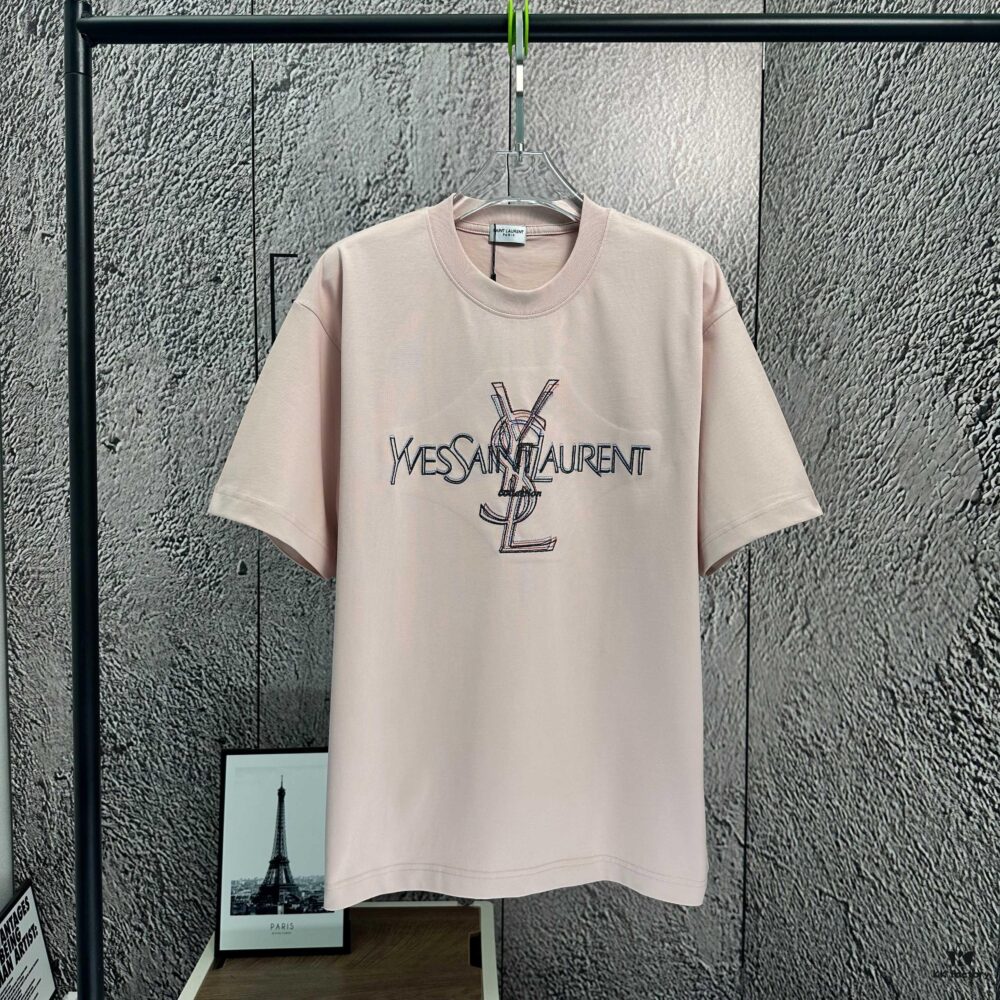 6931a360ccd8ab3d7af97999 2025 Spring Summer New Short Sleeve T-Shirt, Heavyweight Pure Cotton with Special Embroidered Letters