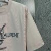 2025 Spring Summer New Short Sleeve T-Shirt, Heavyweight Pure Cotton with Special Embroidered Letters