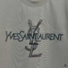 2025 Spring Summer New Short Sleeve T-Shirt, Heavyweight Pure Cotton with Special Embroidered Letters