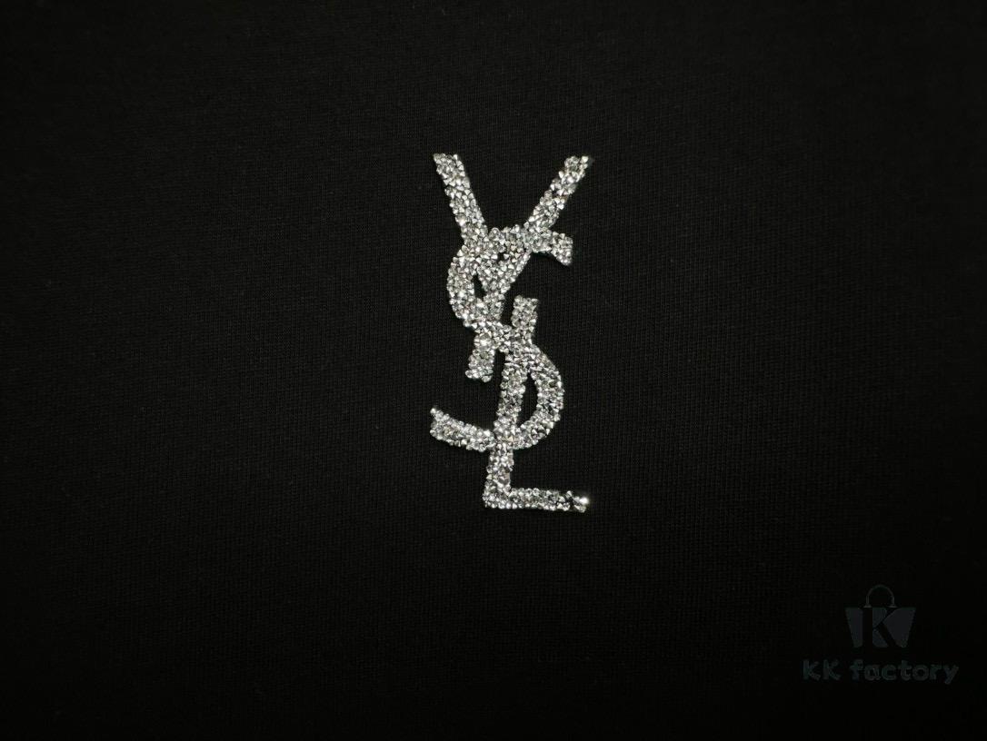 6931a361ccd8ab3d7af979a3 YSL Saint Laurent 25SS Classic Logo Short Sleeve T-Shirt