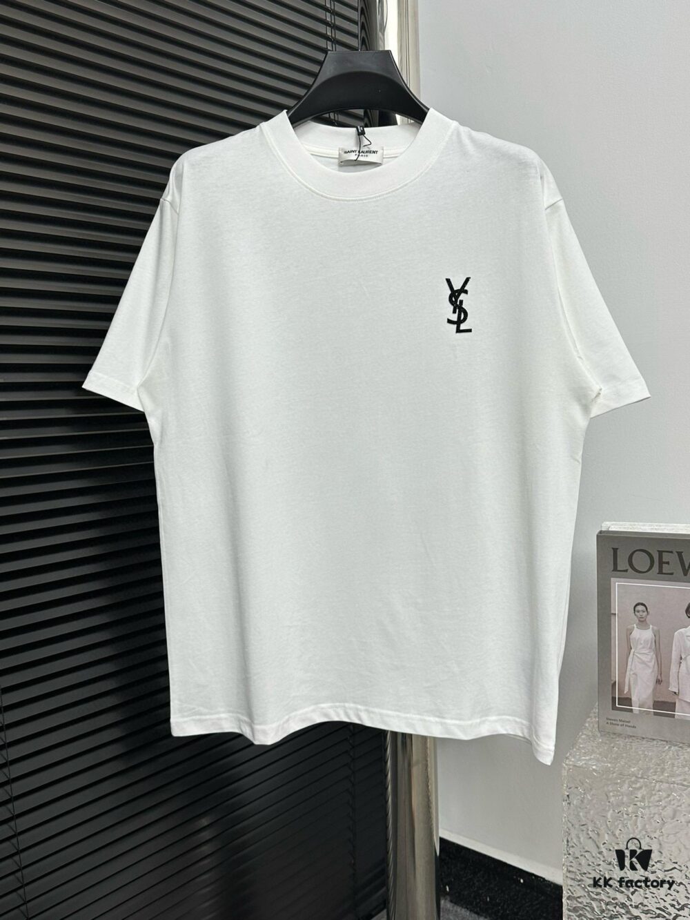 6931a361ccd8ab3d7af979a9 YSL Saint Laurent 25SS Classic Logo Short Sleeve T-Shirt
