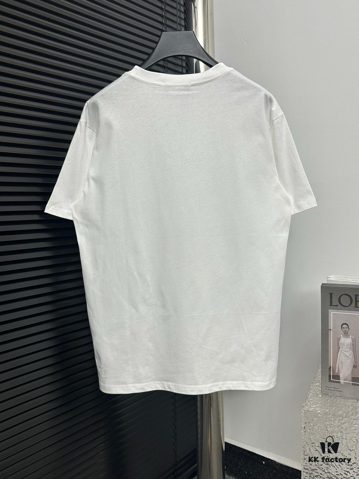 6931a361ccd8ab3d7af979aa YSL Saint Laurent 25SS Classic Logo Short Sleeve T-Shirt