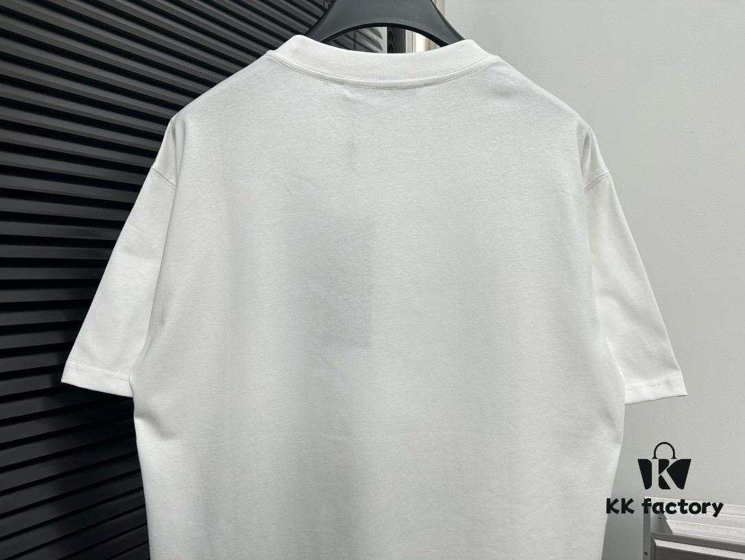 6931a362ccd8ab3d7af979b8 YSL Saint Laurent 25SS Rhinestone Short-Sleeve T-Shirt