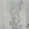 6931a362ccd8ab3d7af979b9 YSL Saint Laurent 25SS Rhinestone Short-Sleeve T-Shirt