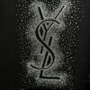 YSL Saint Laurent 25SS Rhinestone Short Sleeve T-Shirt