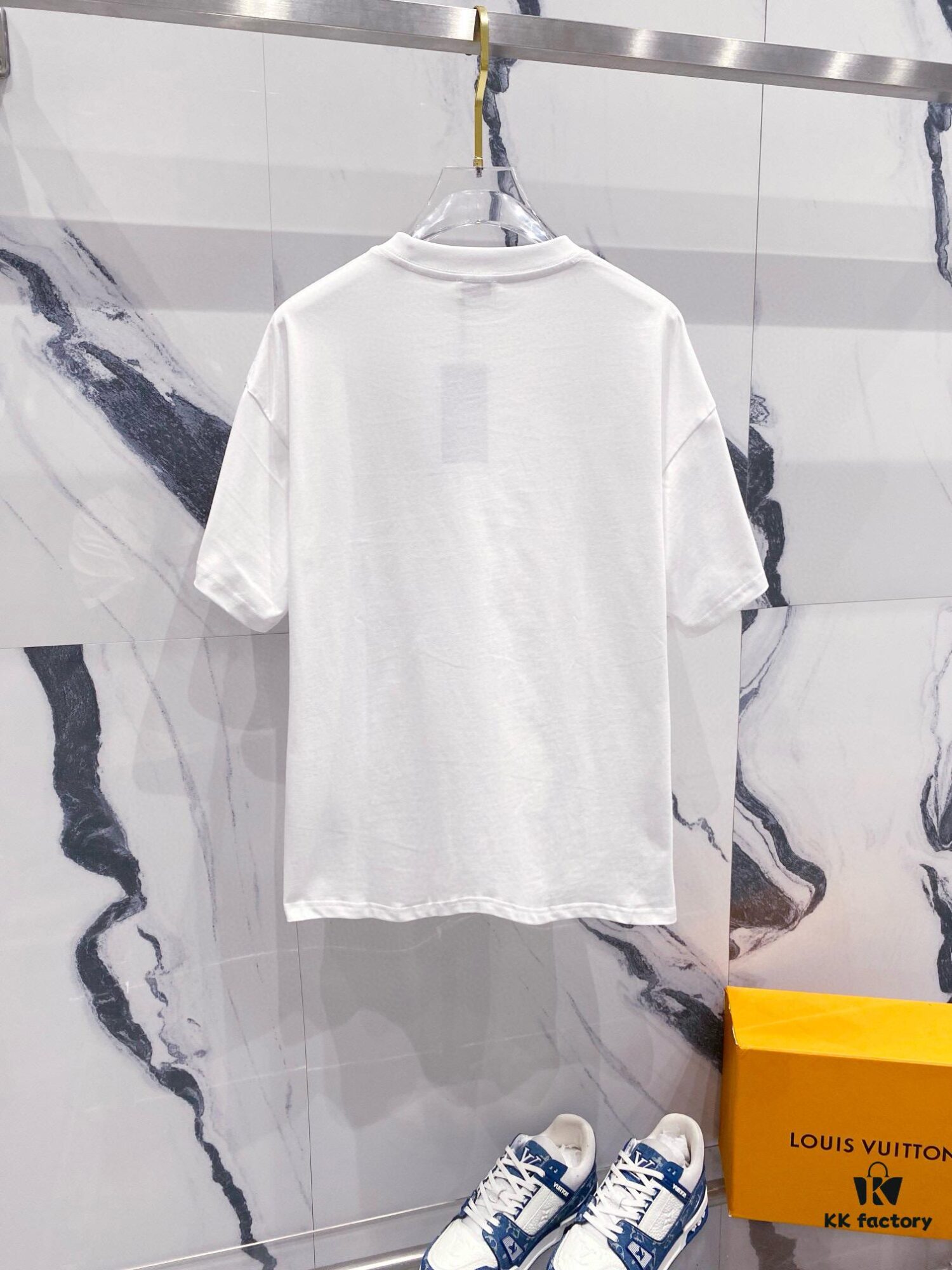 6931a363ccd8ab3d7af979c9 YSL Saint Laurent 260g Cotton Crew Neck Short Sleeve T-Shirt, Classic Minimalist Design with Embroidered Logo, Fashionable and Versatile Style