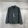 6931a366ccd8ab3d7af97a06 Chrome Hearts CH Full Print Jacquard Denim Jacket Coat