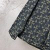 6931a366ccd8ab3d7af97a09 Chrome Hearts CH Full Print Jacquard Denim Jacket Coat