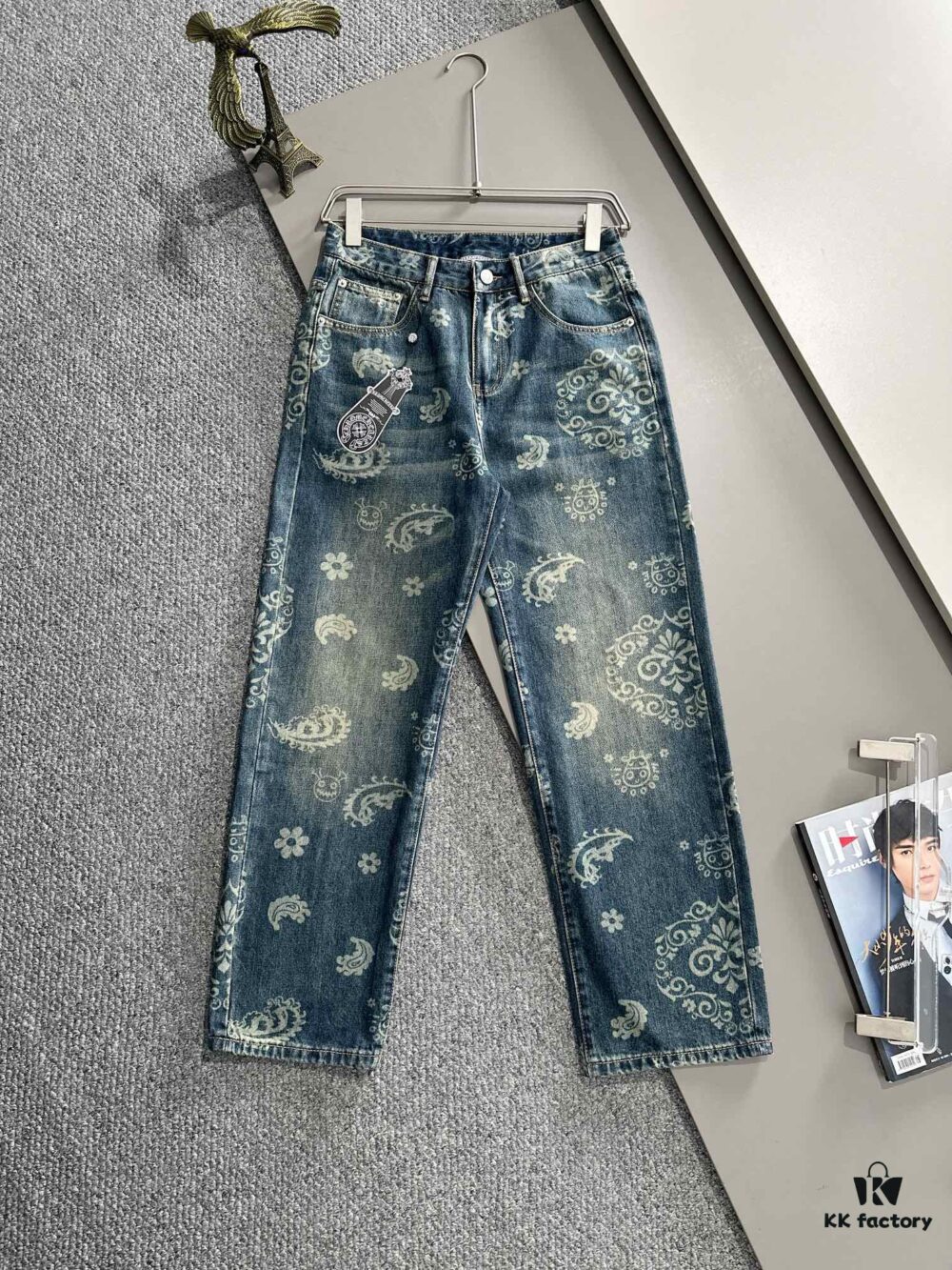 6931a366ccd8ab3d7af97a0e Chrome Hearts 2025 All-Season Loose Straight-Leg Jeans, Ultimate Trendsetter Fashion! Crafted from Imported Japanese Denim Fabric, Soft, Comfortable, Breathable, and Stylish with a Modern Vintage Hue – Perfect for Everyday Luxury Wear