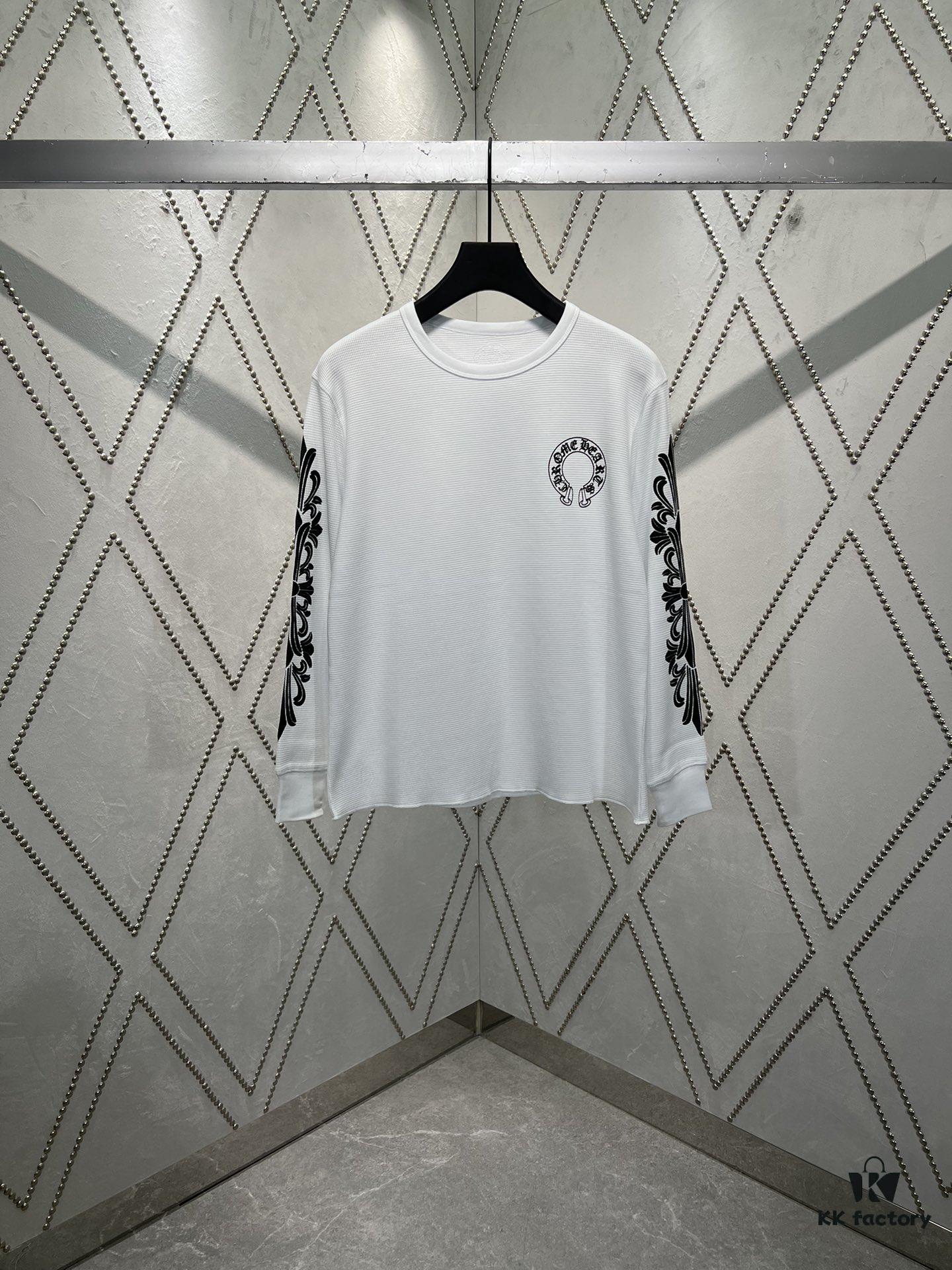 6931a367ccd8ab3d7af97a18 Chrome Hearts 2025 New Waffle Long Sleeve T-Shirt