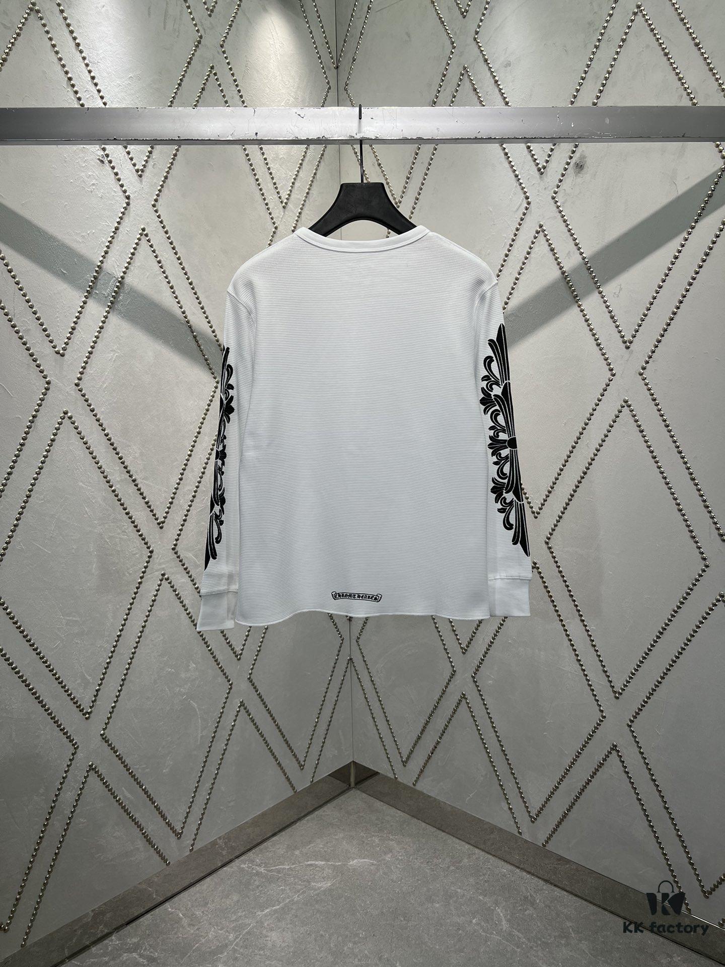6931a367ccd8ab3d7af97a19 Chrome Hearts 2025 New Waffle Long Sleeve T-Shirt