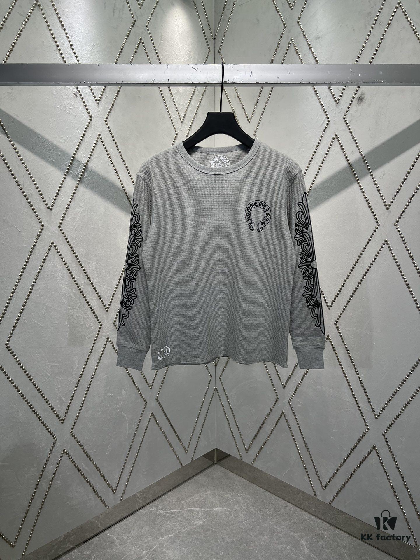 6931a367ccd8ab3d7af97a21 Chrome Hearts 2025 New Waffle Long Sleeve T-Shirt