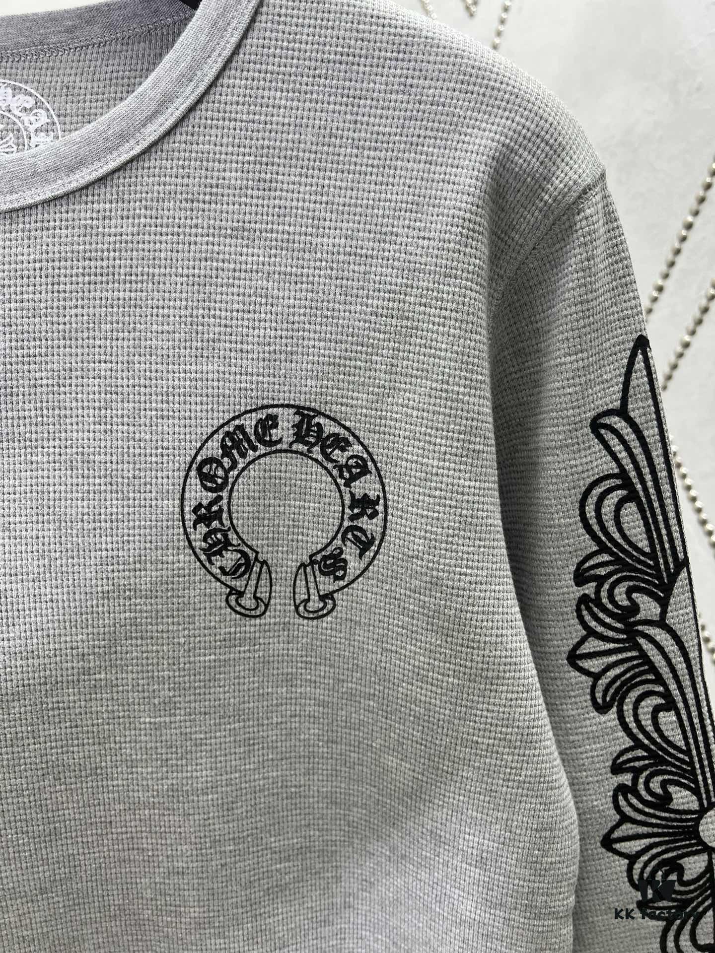 6931a367ccd8ab3d7af97a25 Chrome Hearts 2025 New Waffle Long Sleeve T-Shirt