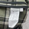 Chrome Hearts 2025 Spring/Summer New Cross Sanskrit Print Plaid Shirt Jacket with Quilted Lining, Unisex Style