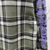 Chrome Hearts 2025 Spring/Summer New Cross Sanskrit Print Plaid Shirt Jacket with Quilted Lining, Unisex Style