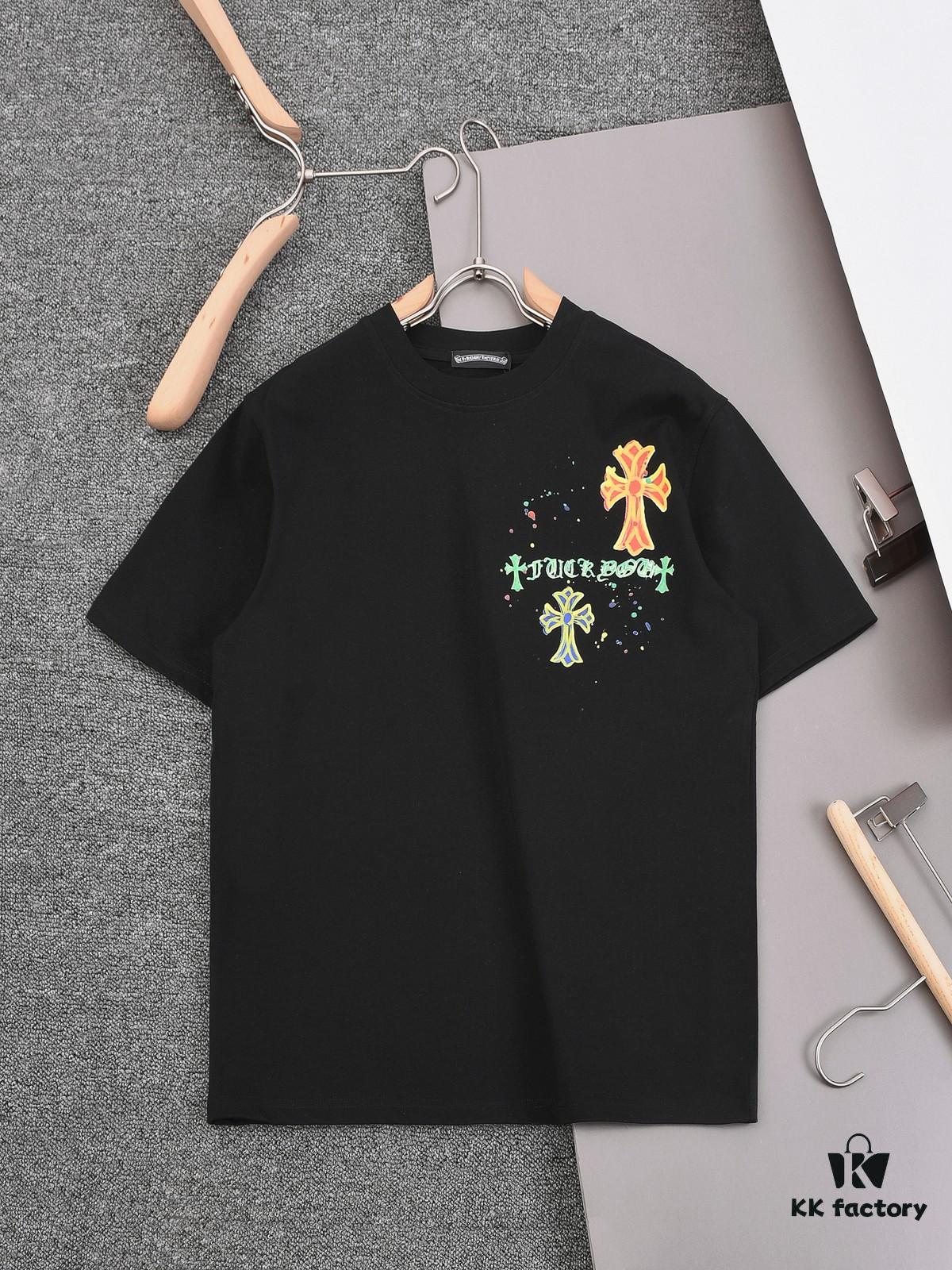 6931a36cccd8ab3d7af97a87 New Arrival 25S Chrome Hearts Digital Print T-Shirt, Premium Washed Cotton Fabric, Unisex Loose Fit Fashion Streetwear