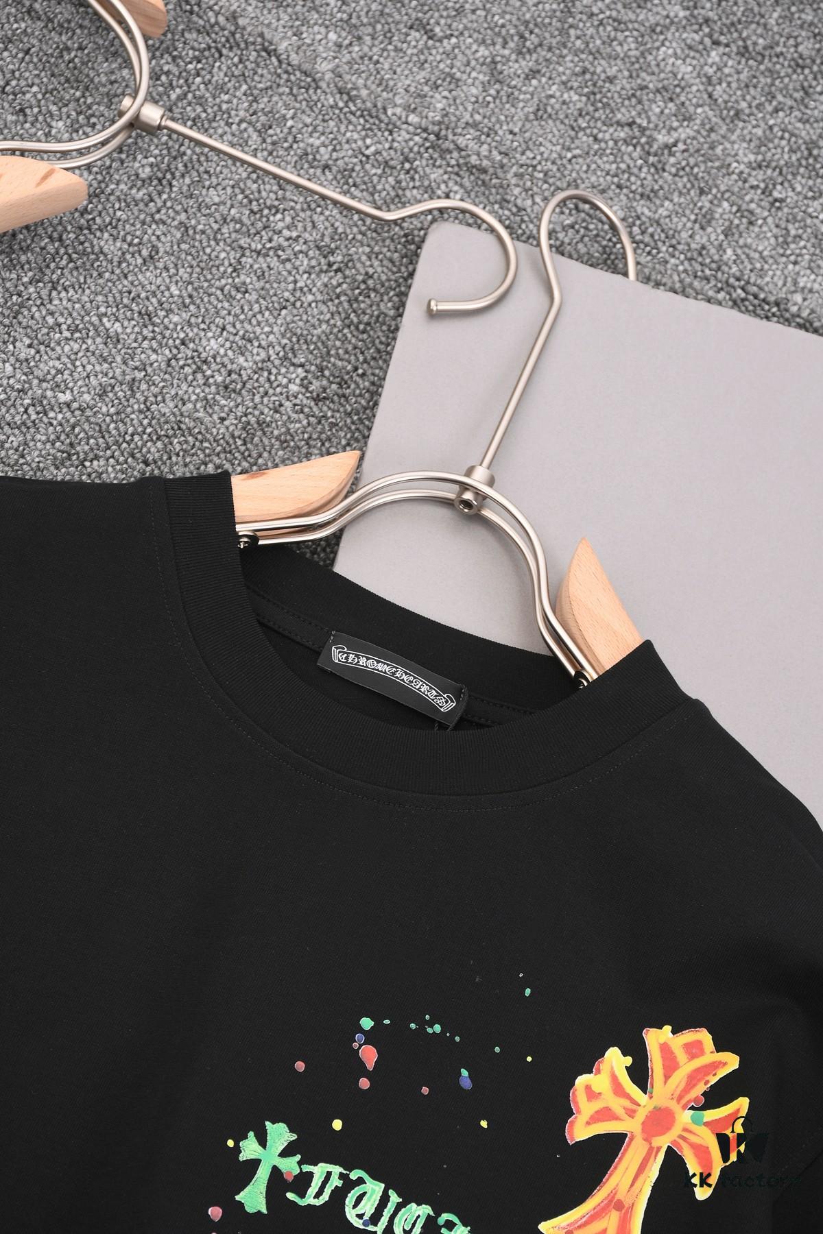 6931a36dccd8ab3d7af97a89 New Arrival 25S Chrome Hearts Digital Print T-Shirt, Premium Washed Cotton Fabric, Unisex Loose Fit Fashion Streetwear