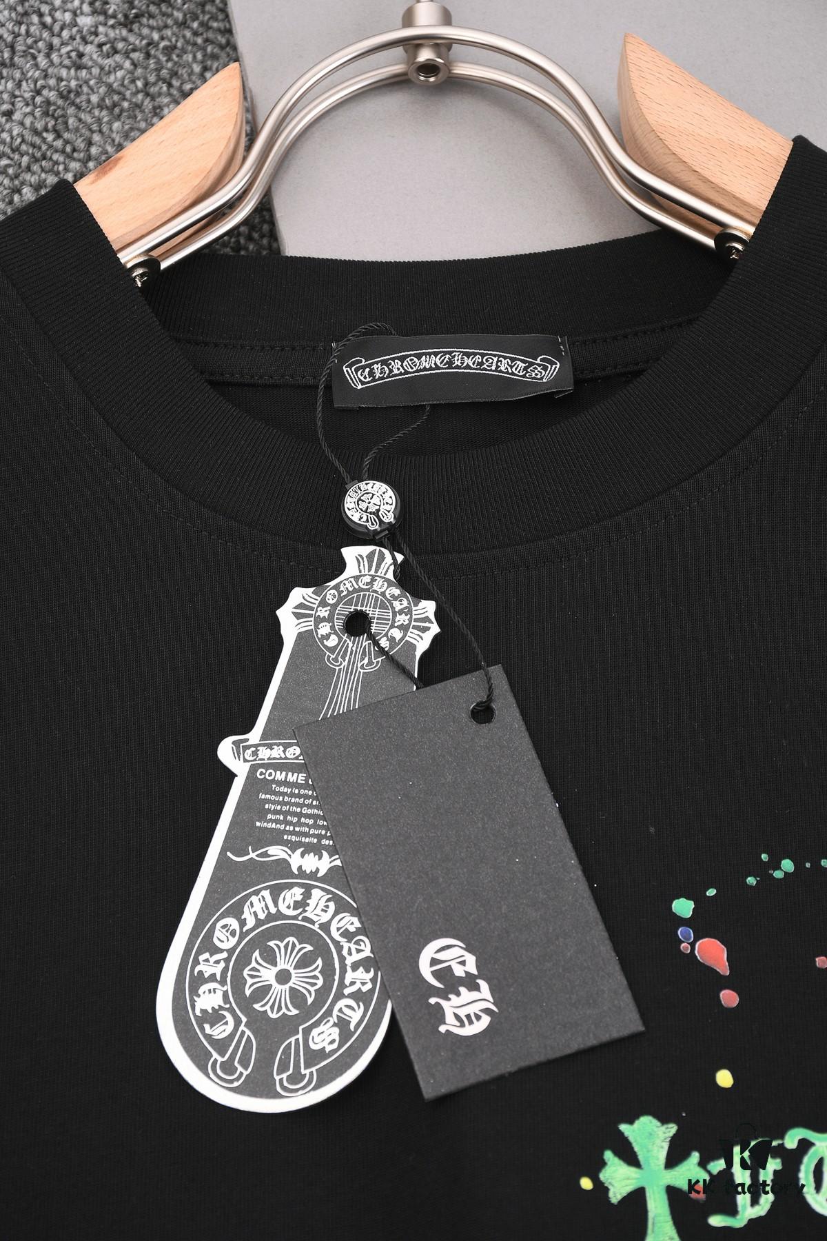 6931a36dccd8ab3d7af97a8b New Arrival 25S Chrome Hearts Digital Print T-Shirt, Premium Washed Cotton Fabric, Unisex Loose Fit Fashion Streetwear