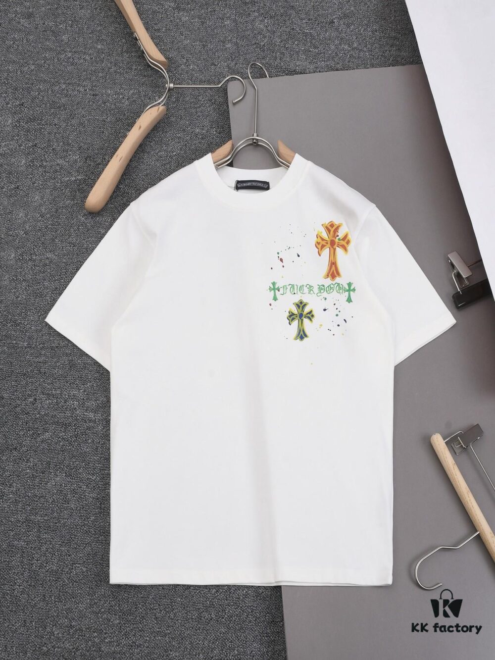 6931a36dccd8ab3d7af97a90 New Arrival 25S Chrome Hearts Digital Print T-Shirt, Pre-washed Cotton Fabric, Unisex Loose Fit, Soft and Comfortable