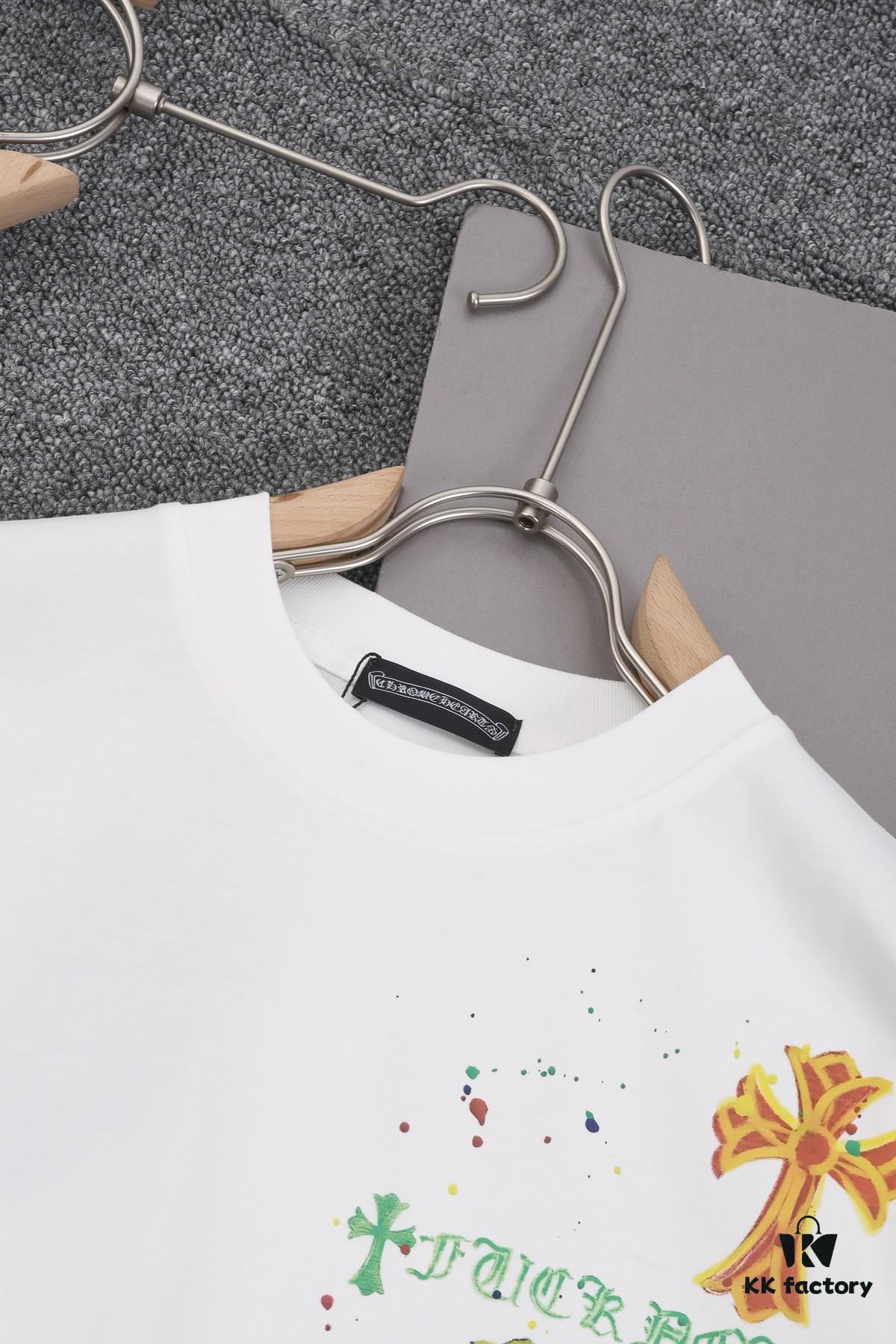 6931a36dccd8ab3d7af97a92 New Arrival 25S Chrome Hearts Digital Print T-Shirt, Pre-washed Cotton Fabric, Unisex Loose Fit, Soft and Comfortable
